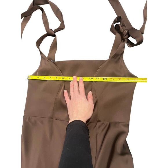 Birdy Grey Alex Matte Bridesmaid Dress – Espresso | Size M | NWT - Picture 7 of 10